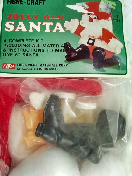 Vintage Jolly old santa doll kit - Picture 1 of 4